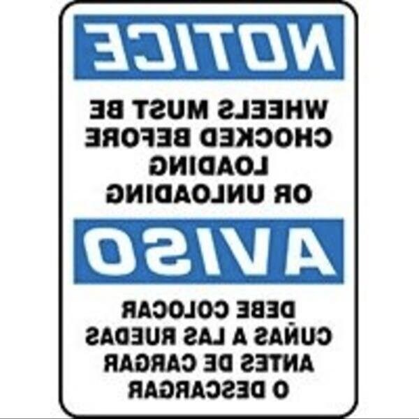 Accuform BILINGUAL OSHA NOTICE Safety Sign SBMTKC828XT SBMTKC828XT - main